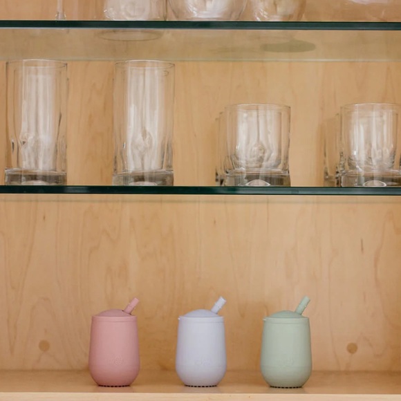 š„¤EZPZ // Mini Cup + Straw Training System in Pewter (12m+) - Picture 9 of 9